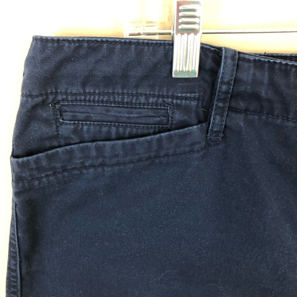 Lauren Ralph Lauren Shorts Womens 16 Navy Blue Flat Front Zip Button Closure - Picture 5 of 11